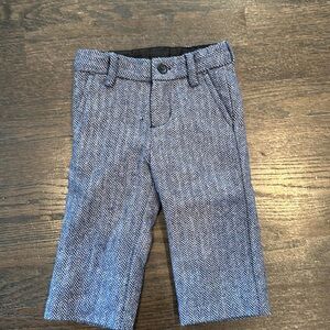 Janie and Jack Wool/Polyester Navy Pants 6-12m